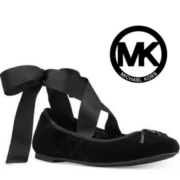 MICHAEL Michael Kors Myles Velvet Ballet Flats - Picture 2 of 8